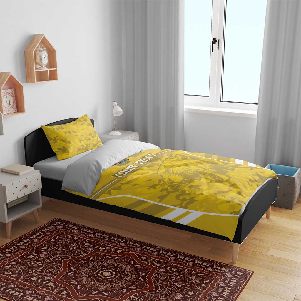 Custom Gabon Football Bedding Set Go Les Pantheres LT15