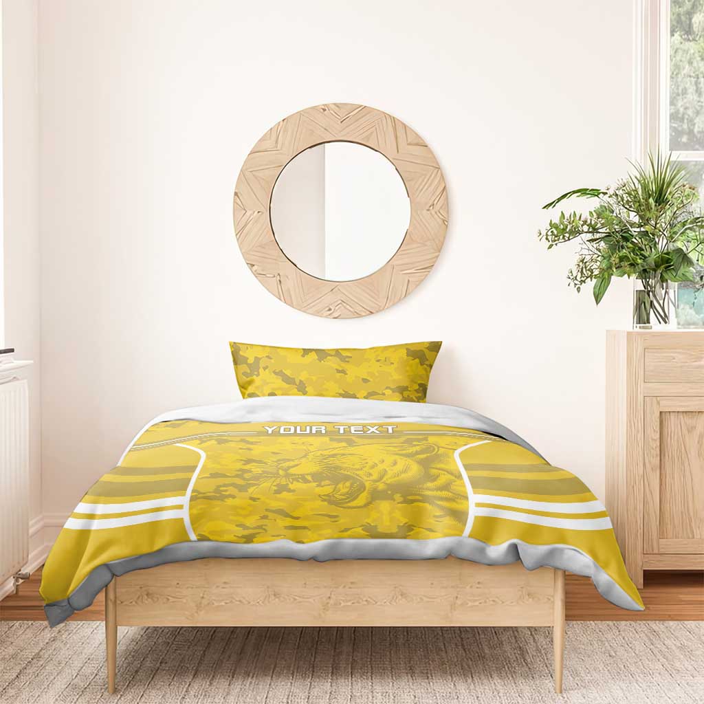 Custom Gabon Football Bedding Set Go Les Pantheres LT15