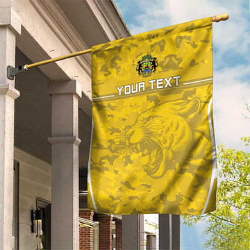 Custom Gabon Football Garden Flag Go Les Pantheres LT15