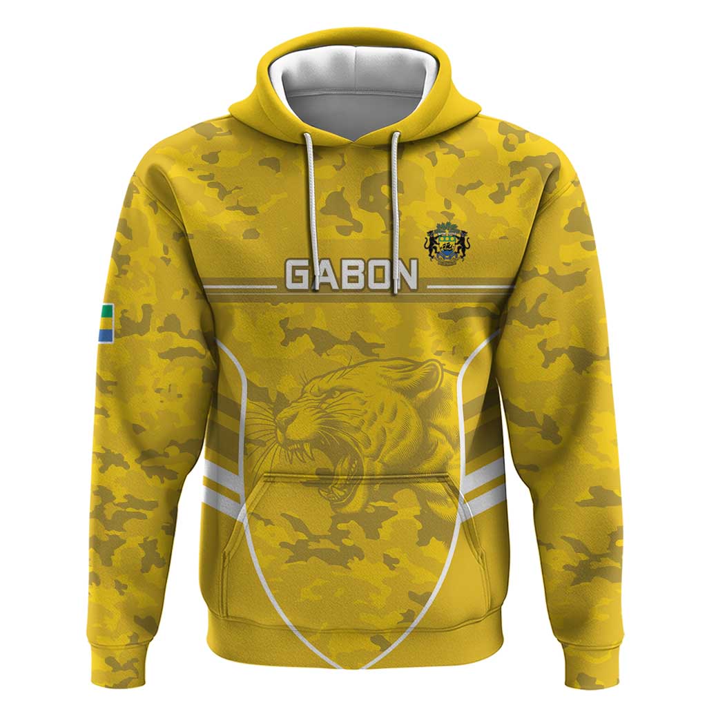 Custom Gabon Football Hoodie Go Panthers LT15