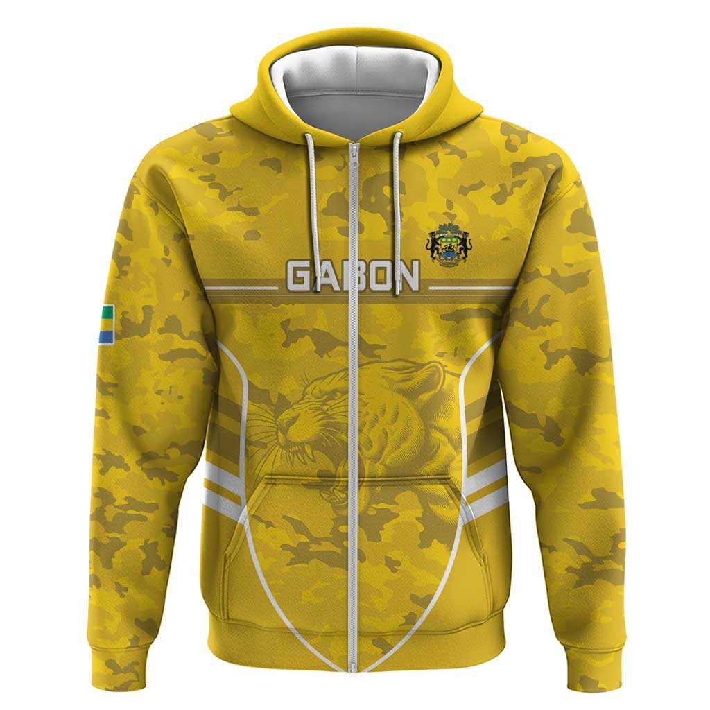 Custom Gabon Football Hoodie Go Panthers LT15