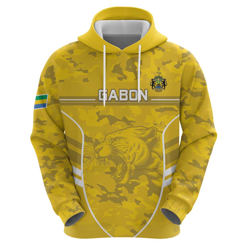 Custom Gabon Football Hoodie Go Panthers LT15