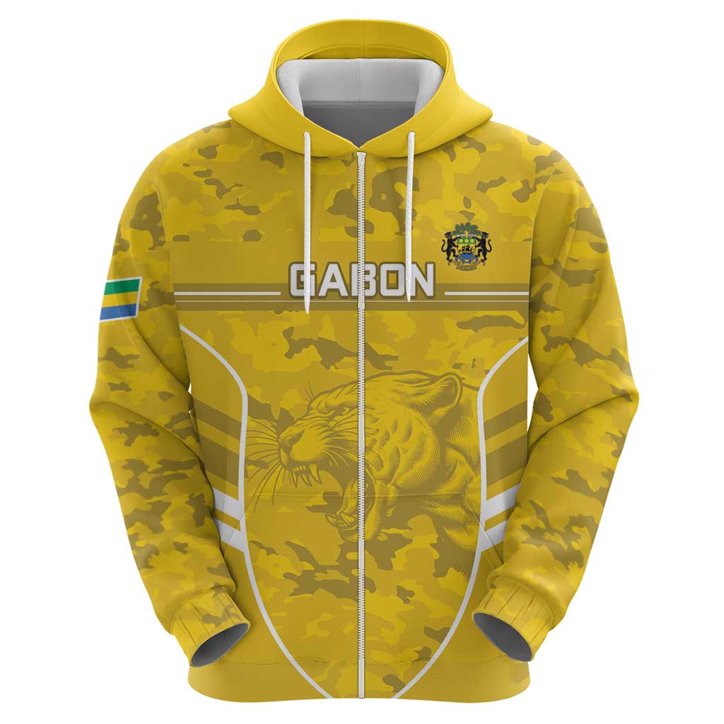Custom Gabon Football Hoodie Go Panthers LT15