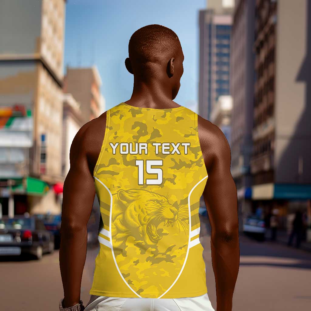Custom Gabon Football Men Tank Top Go Les Pantheres LT15