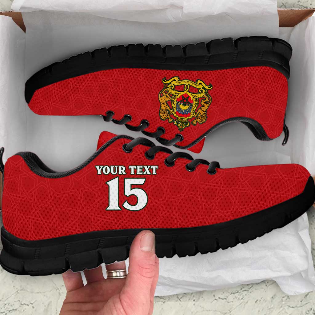 Custom Morocco Football Sneakers Dima Maghrib LT15