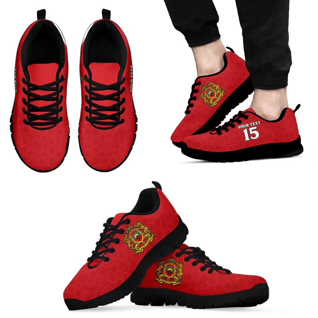Custom Morocco Football Sneakers Dima Maghrib LT15