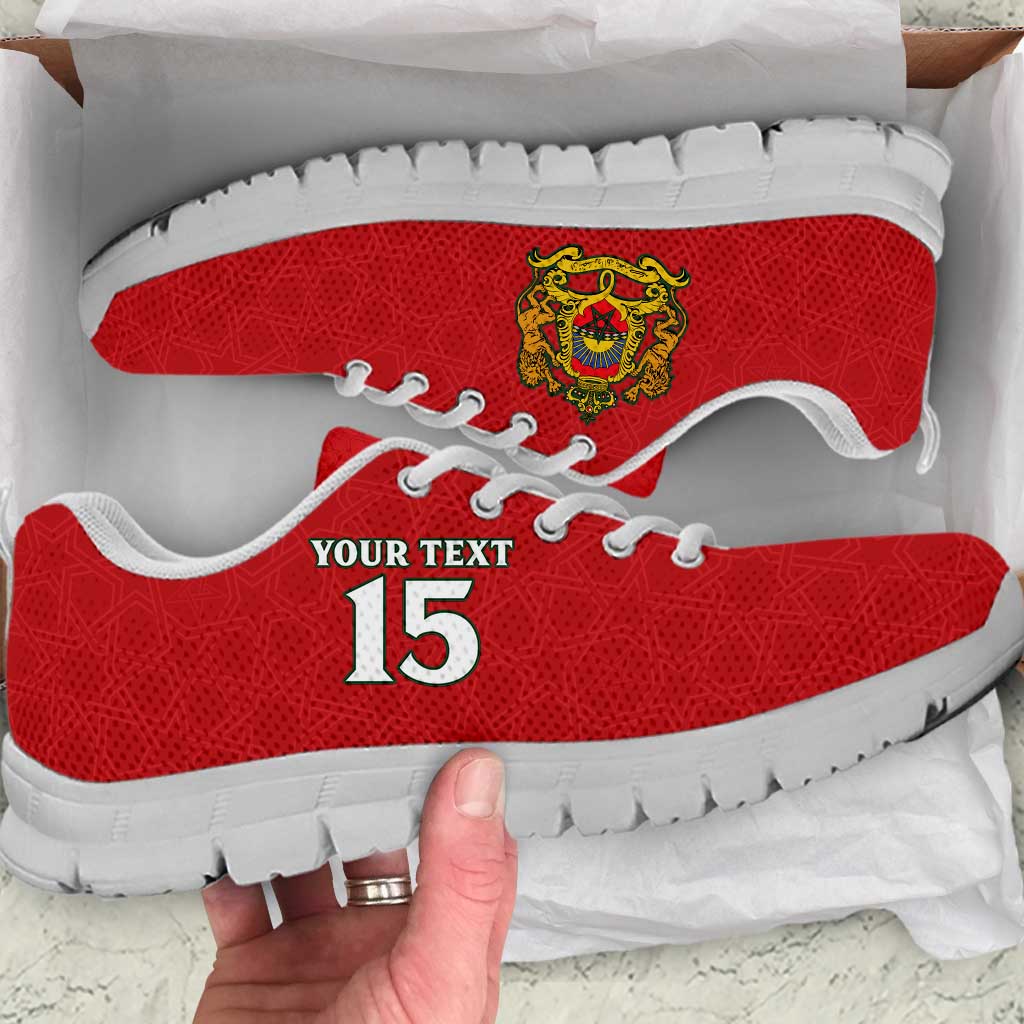 Custom Morocco Football Sneakers Dima Maghrib LT15