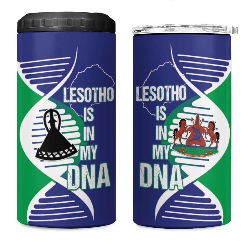 Lesotho Is In My DNA 4 in 1 Can Cooler Tumbler LT15