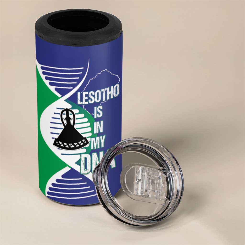 Lesotho Is In My DNA 4 in 1 Can Cooler Tumbler LT15
