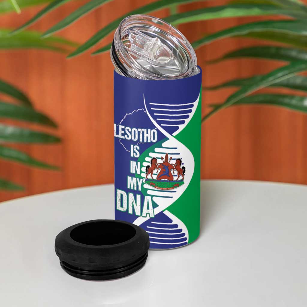 Lesotho Is In My DNA 4 in 1 Can Cooler Tumbler LT15