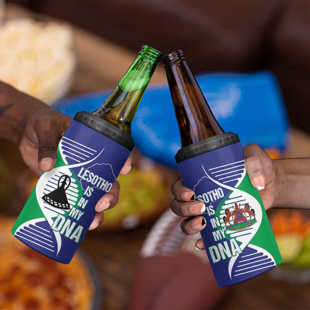 Lesotho Is In My DNA 4 in 1 Can Cooler Tumbler LT15