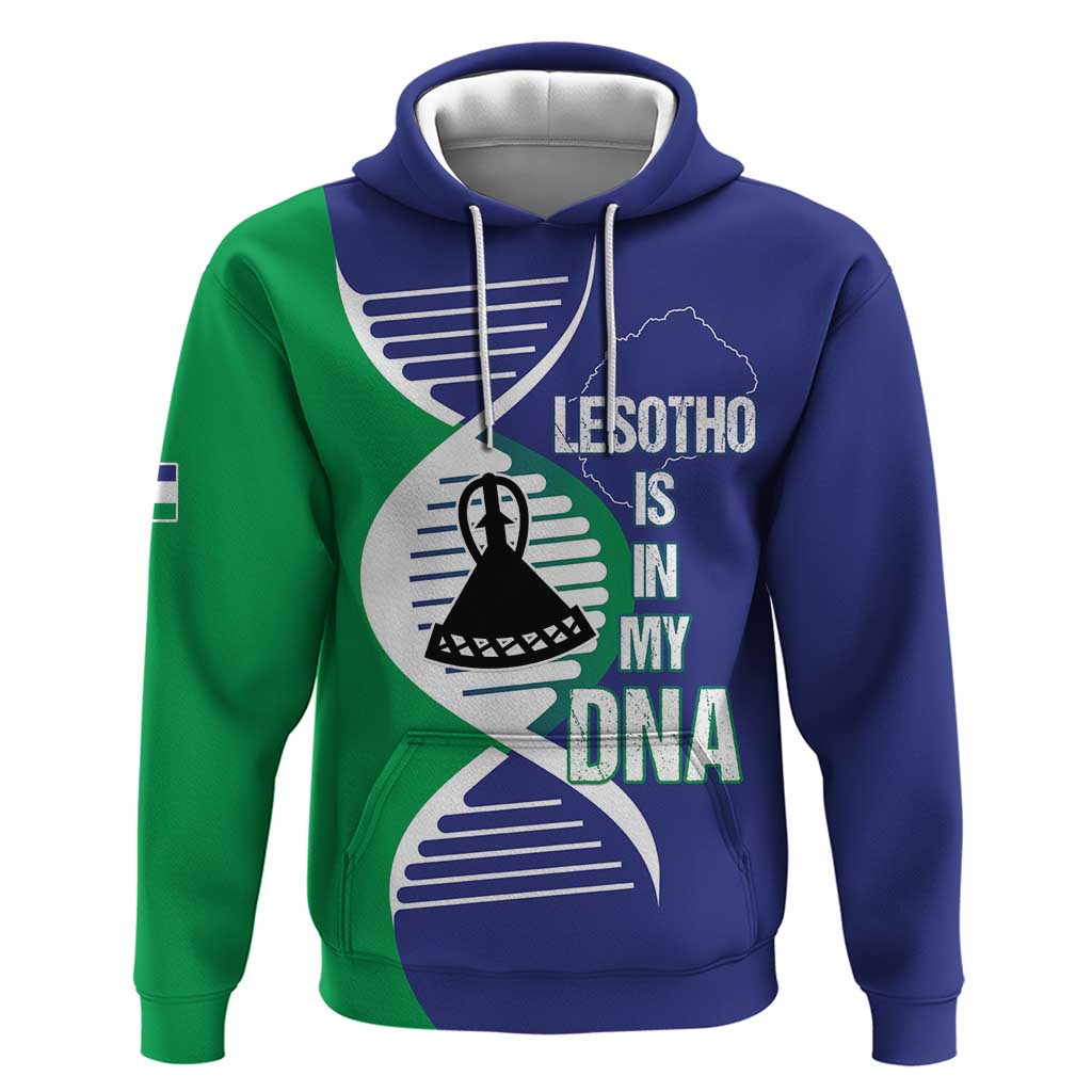 Lesotho Is In My DNA Hoodie Lesotho Map and Coat Of Arms LT15
