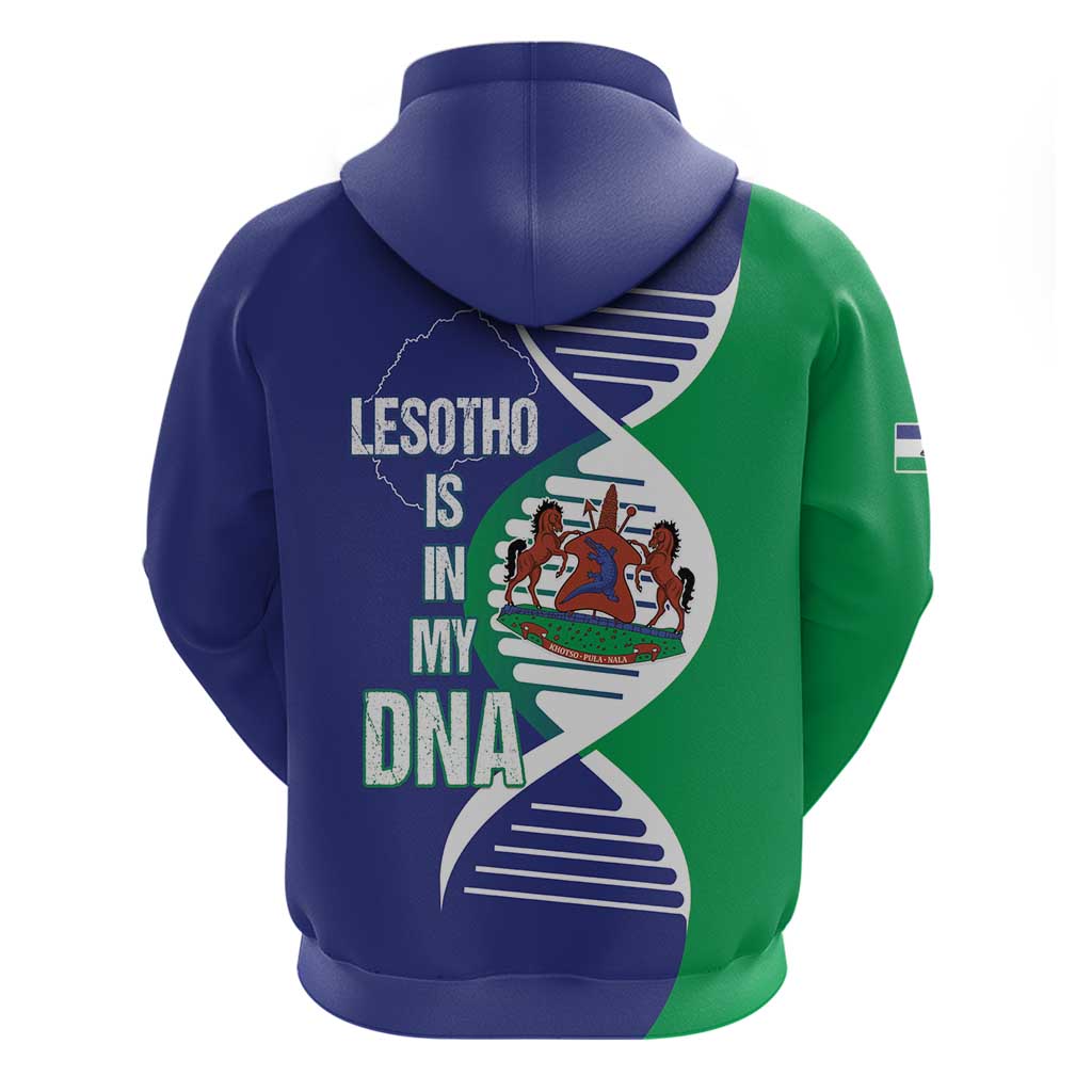 Lesotho Is In My DNA Hoodie Lesotho Map and Coat Of Arms LT15