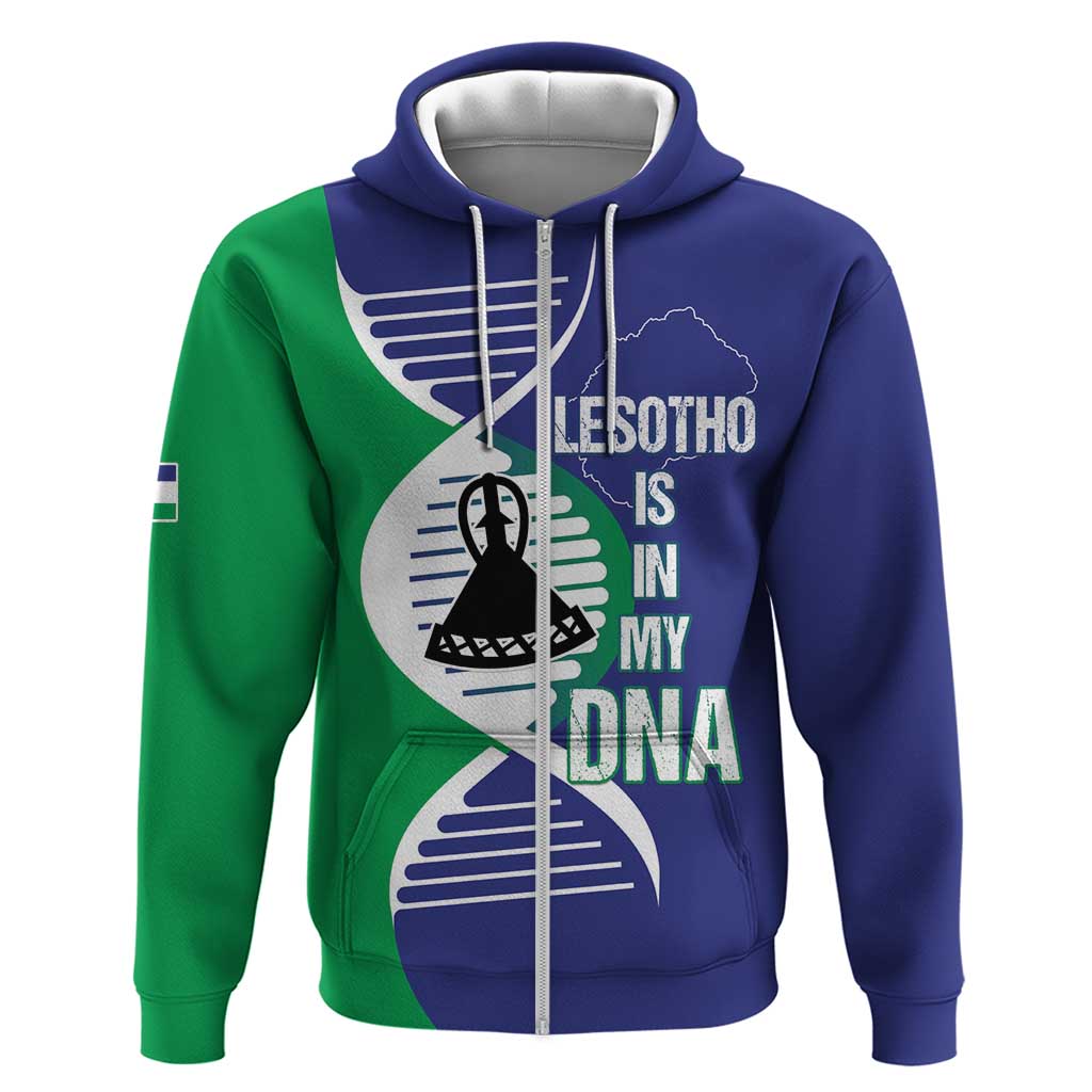 Lesotho Is In My DNA Hoodie Lesotho Map and Coat Of Arms LT15