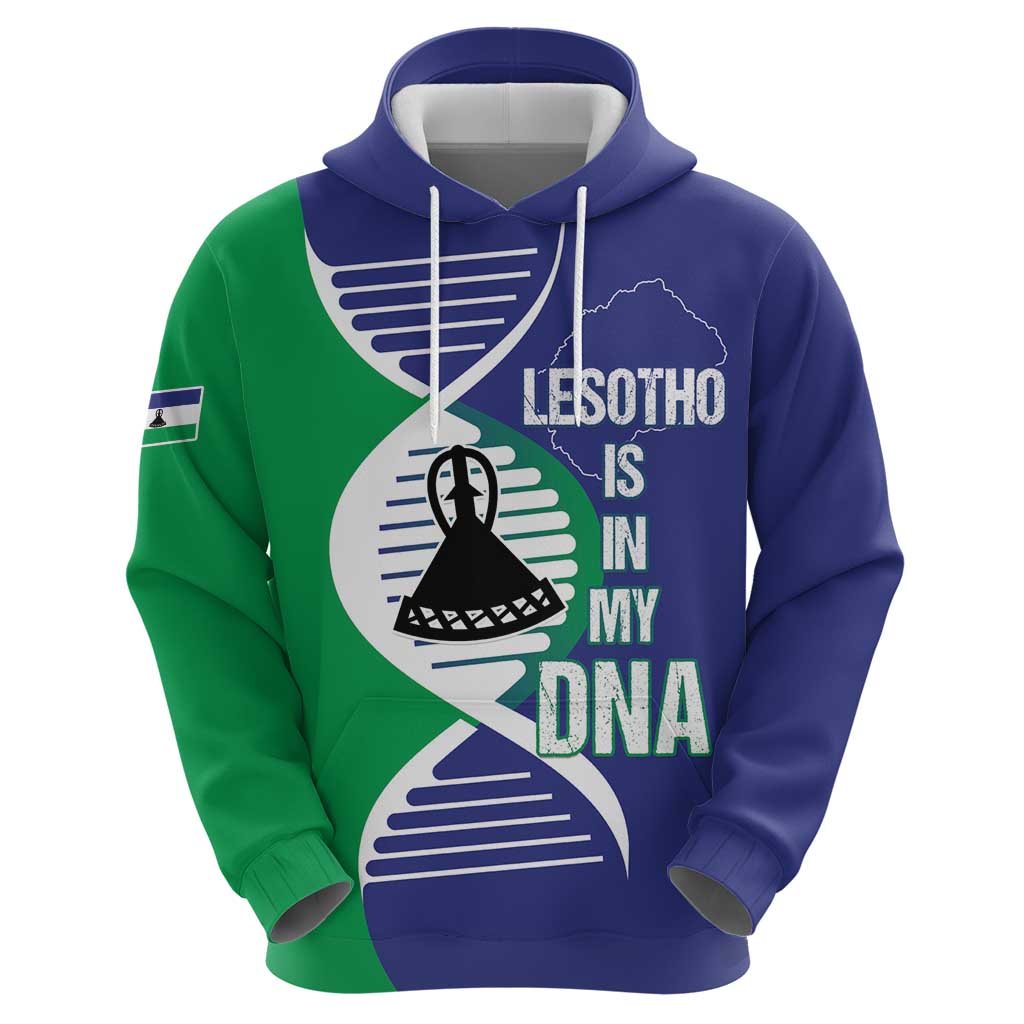 Lesotho Is In My DNA Hoodie Lesotho Map and Coat Of Arms LT15