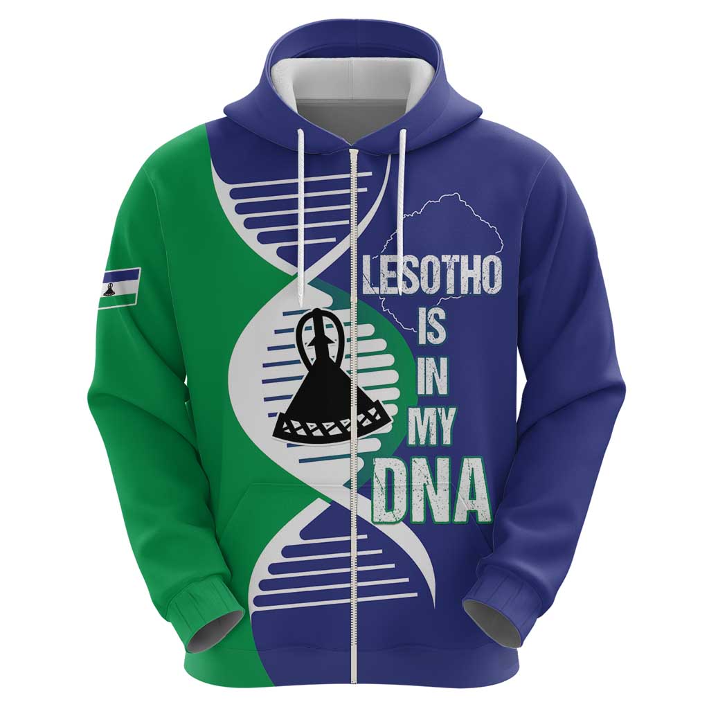 Lesotho Is In My DNA Hoodie Lesotho Map and Coat Of Arms LT15