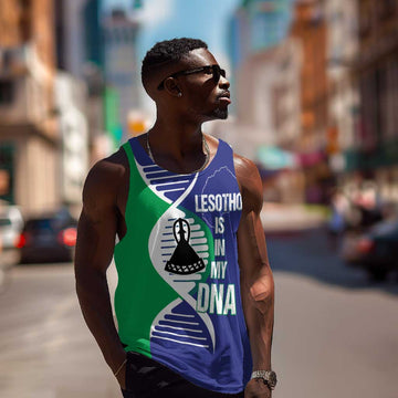 Lesotho Is In My DNA Men Tank Top LT15