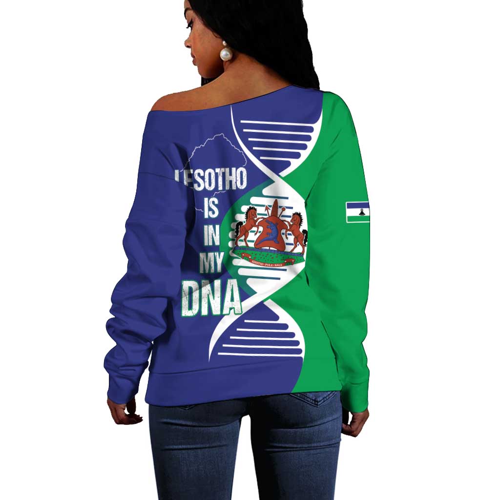 Lesotho Is In My DNA Off Shoulder Sweater LT15