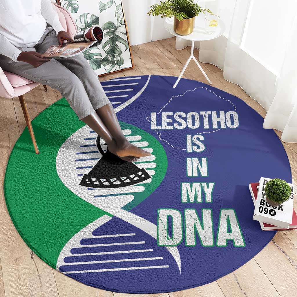 Lesotho Is In My DNA Round Carpet LT15