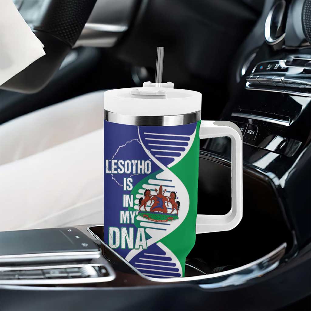 Lesotho Is In My DNA Tumbler With Handle LT15