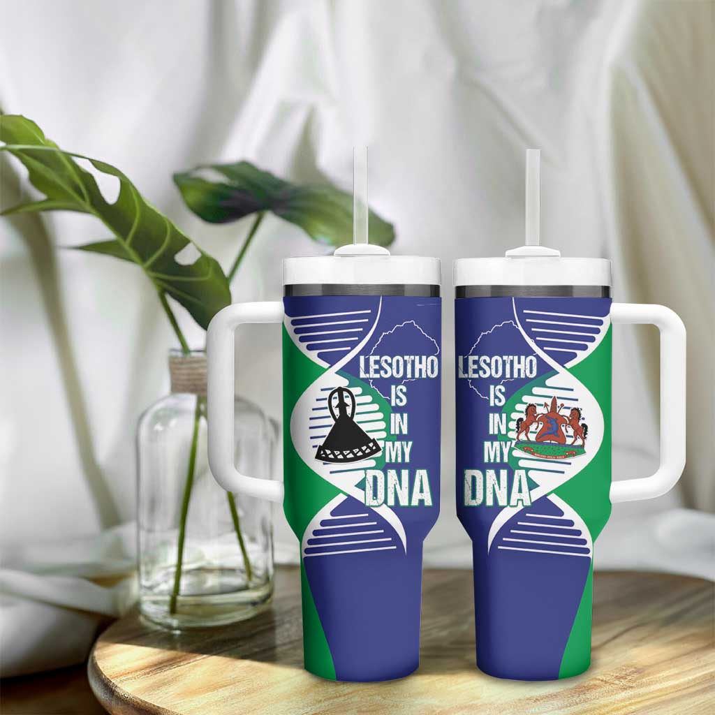 Lesotho Is In My DNA Tumbler With Handle LT15