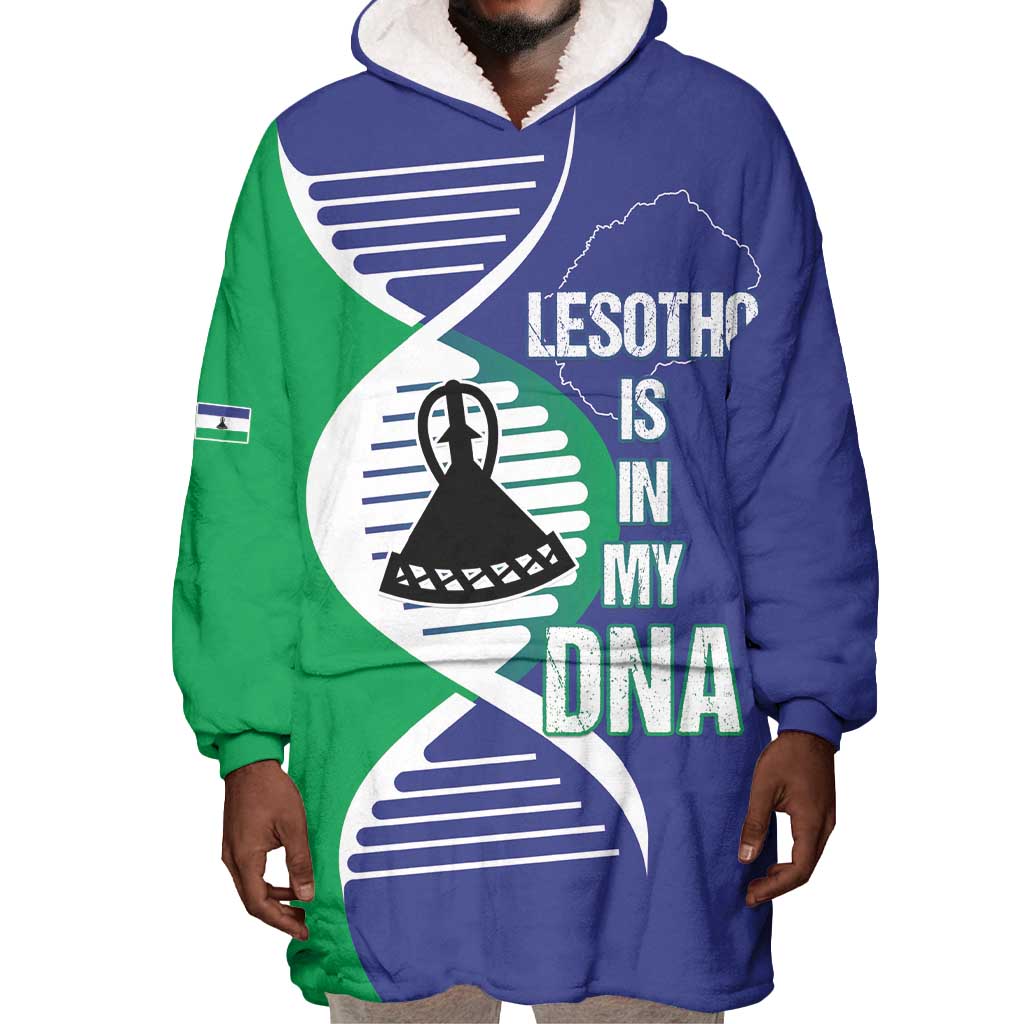 Lesotho Is In My DNA Wearable Blanket Hoodie LT15