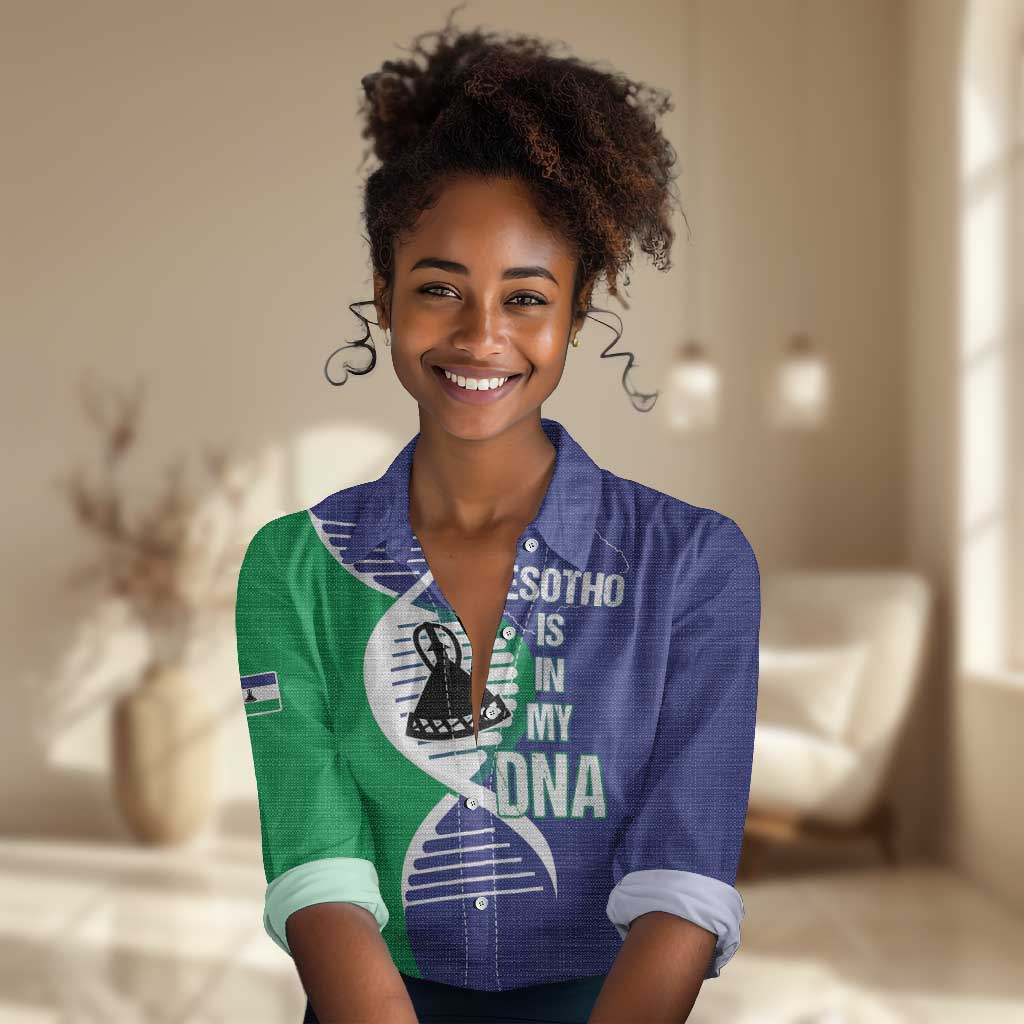 Lesotho Is In My DNA Women Casual Shirt LT15