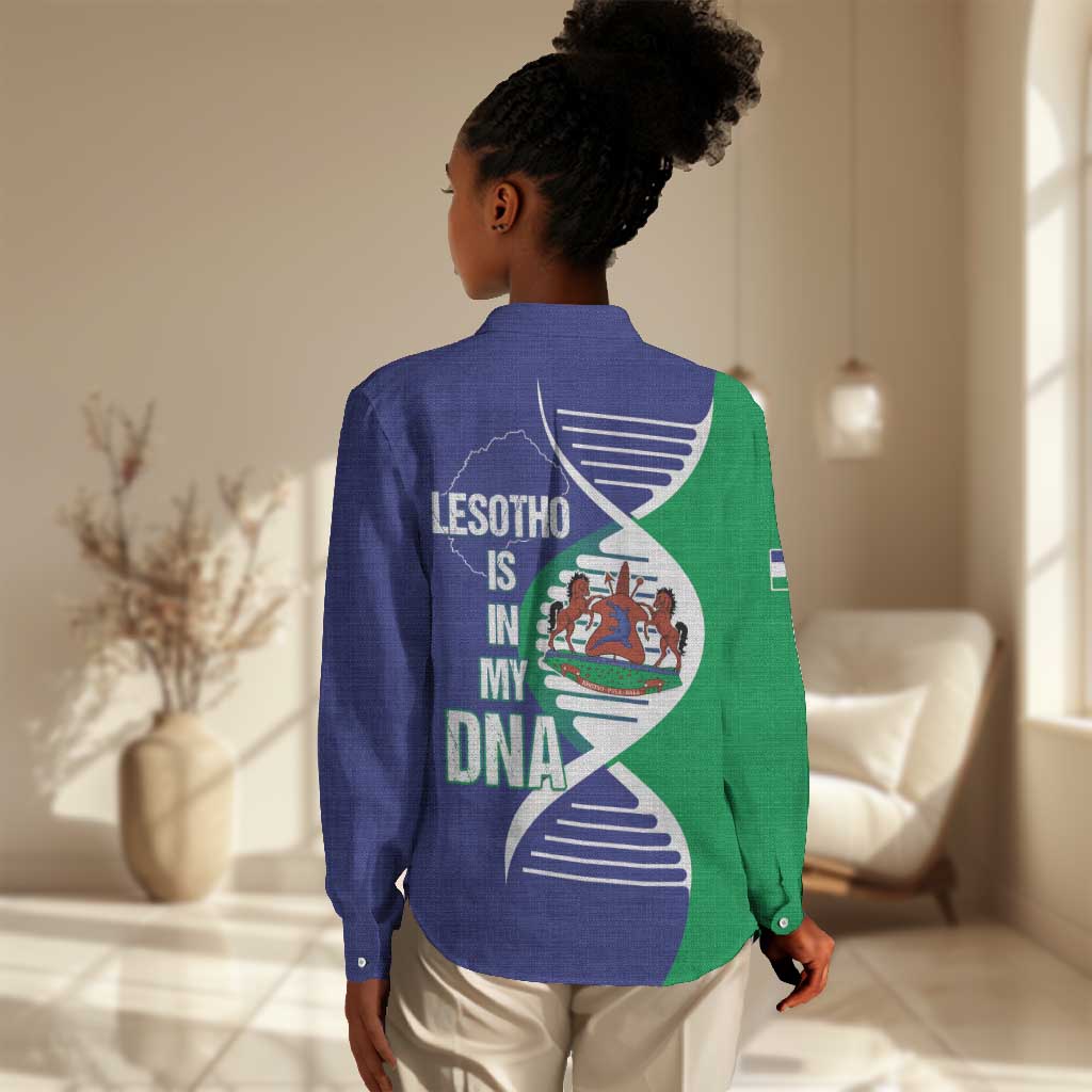 Lesotho Is In My DNA Women Casual Shirt LT15