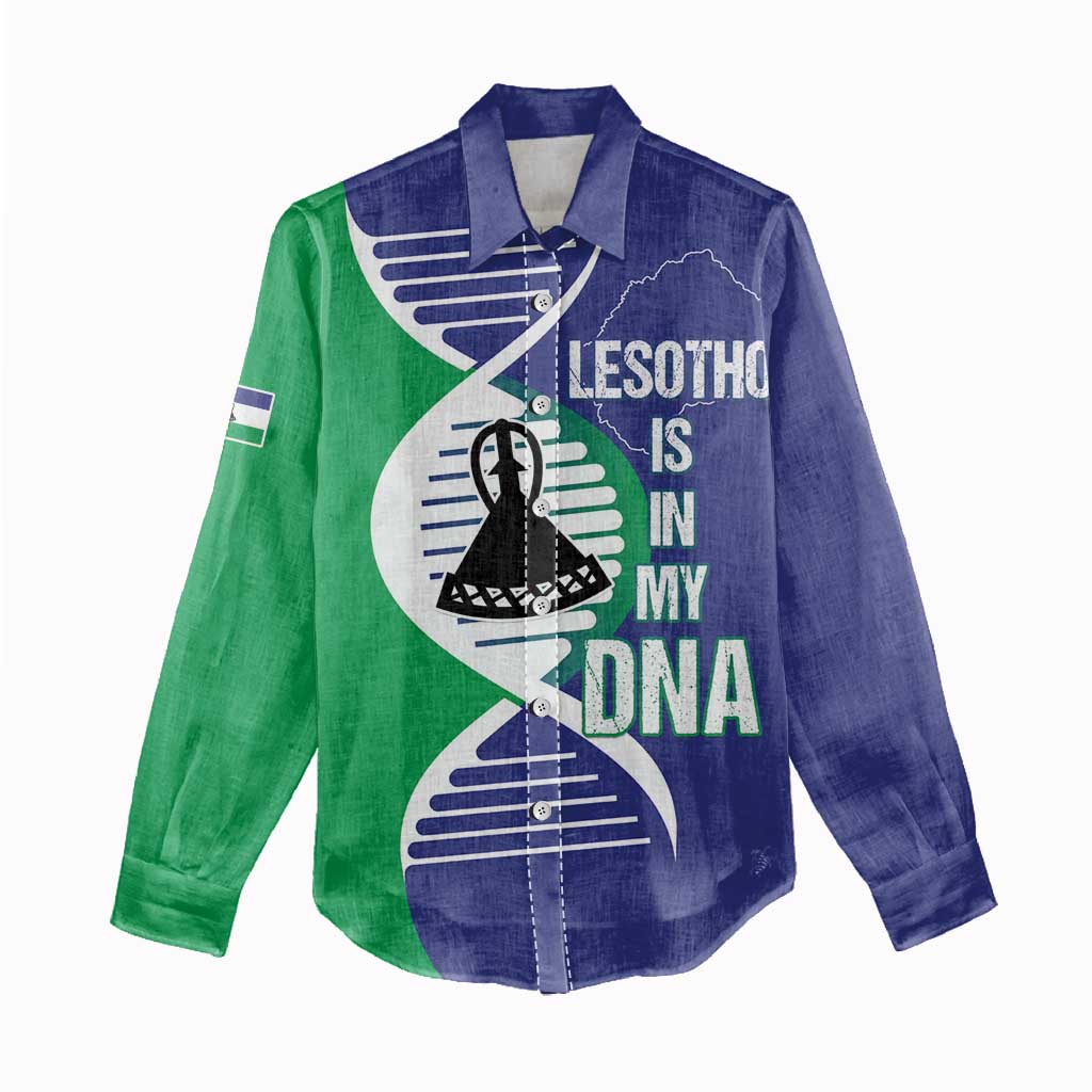 Lesotho Is In My DNA Women Casual Shirt LT15