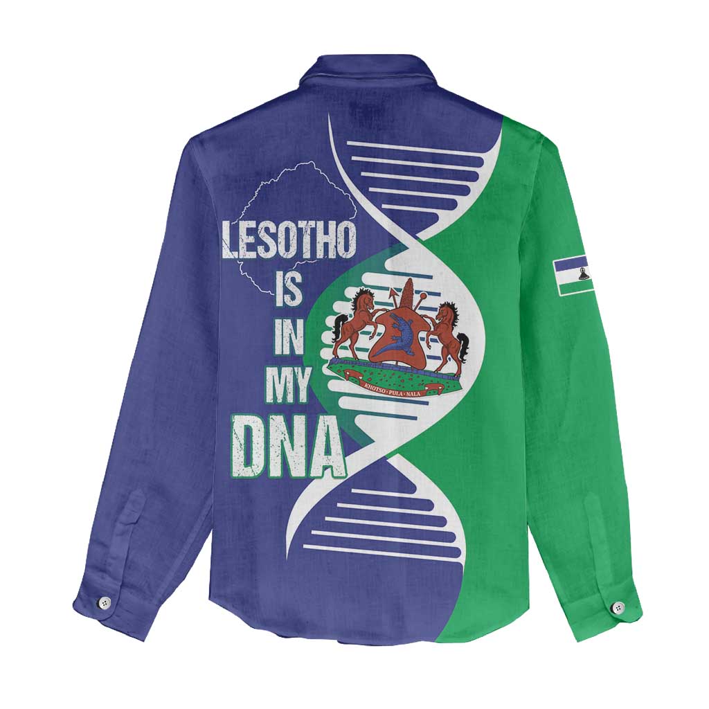 Lesotho Is In My DNA Women Casual Shirt LT15
