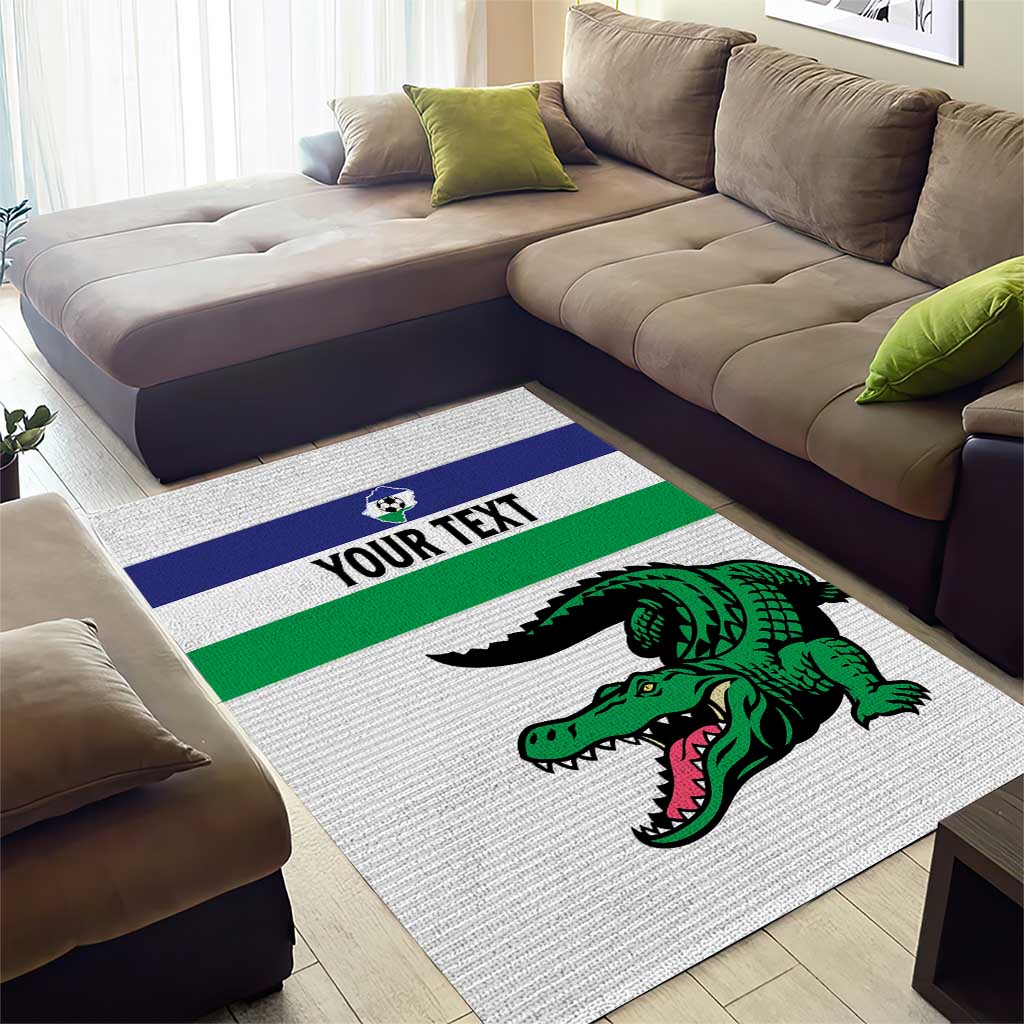 Custom Lesotho Football Area Rug Go Likuena Go LT15