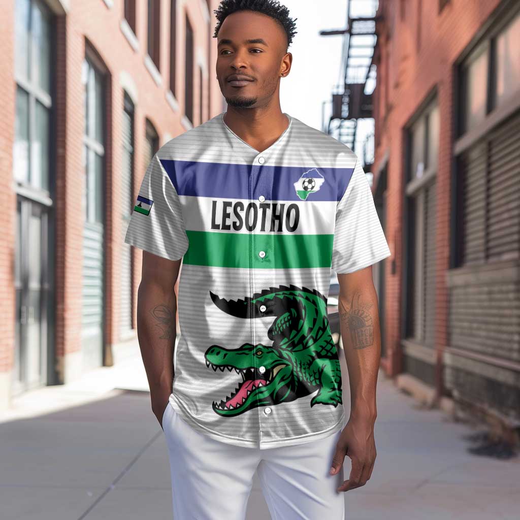 Custom Lesotho Football Baseball Jersey Go Likuena Go LT15