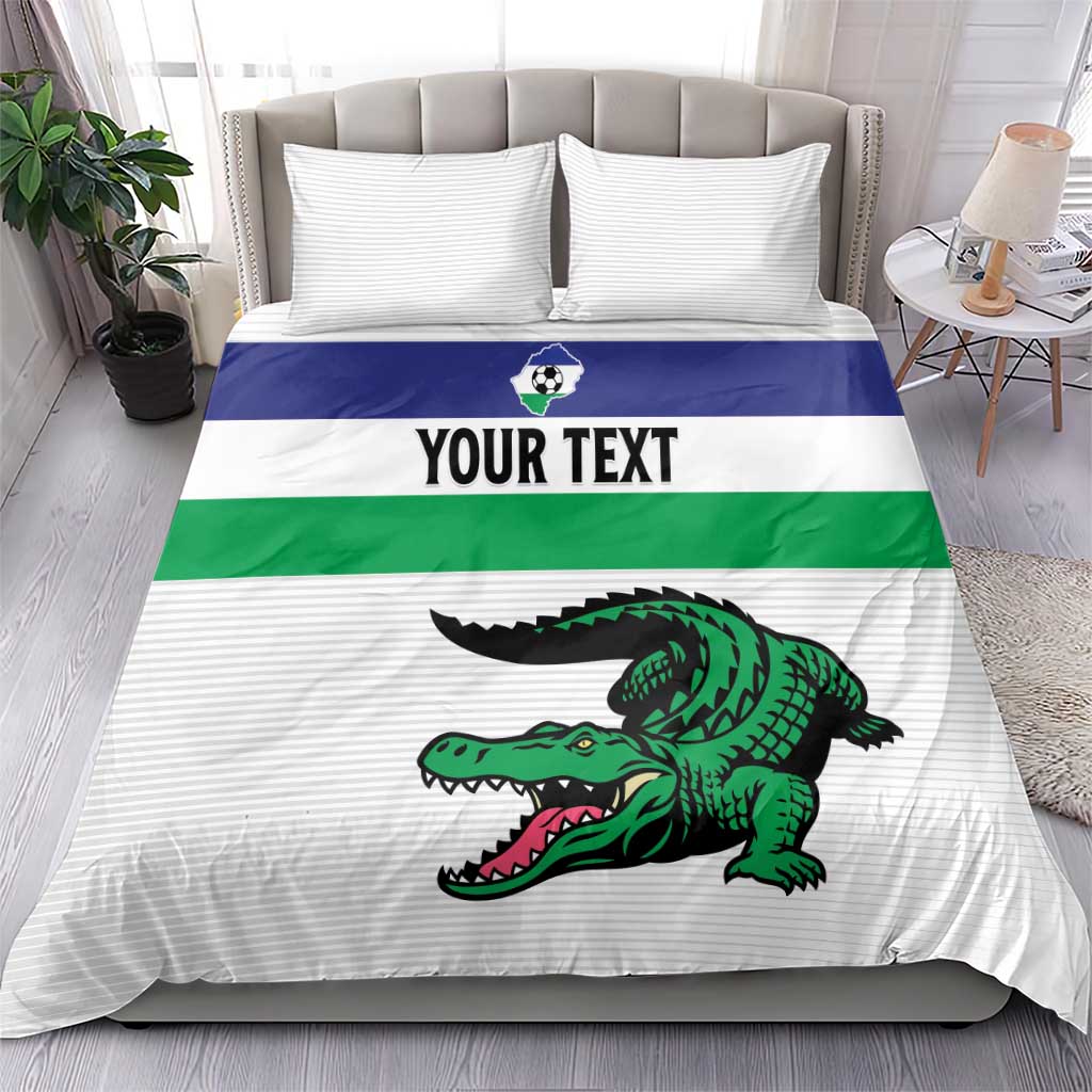 Custom Lesotho Football Bedding Set Go Likuena Go LT15