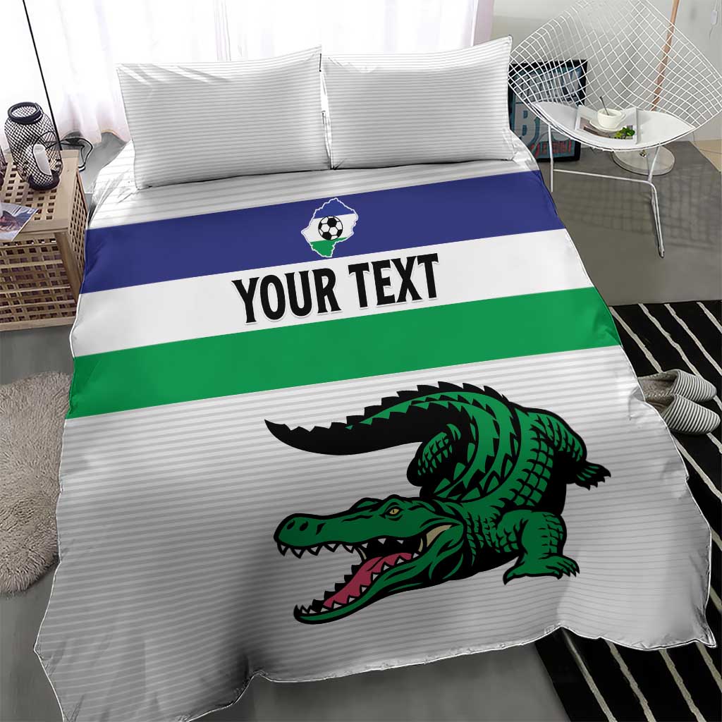 Custom Lesotho Football Bedding Set Go Likuena Go LT15