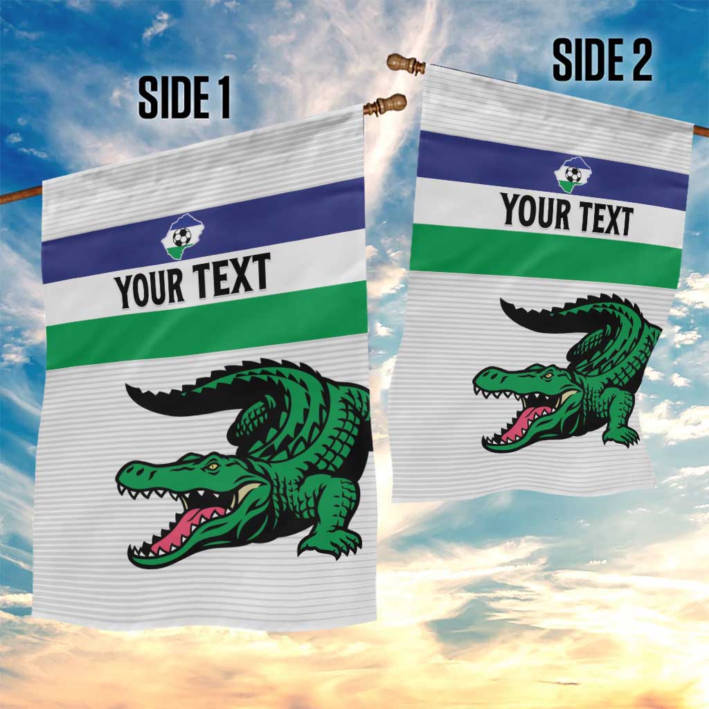 Custom Lesotho Football Garden Flag Go Likuena Go LT15
