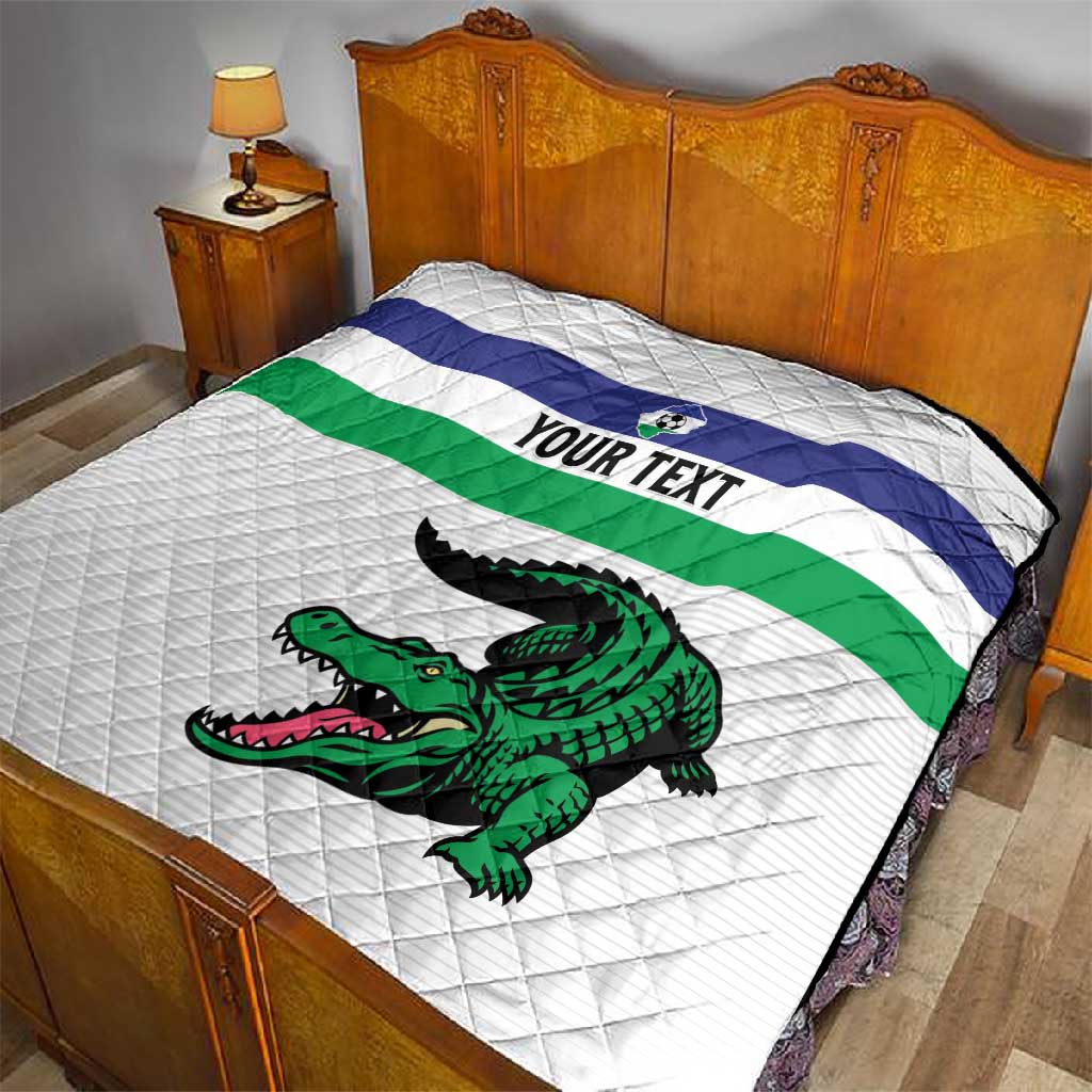 Custom Lesotho Football Quilt Go Likuena Go LT15