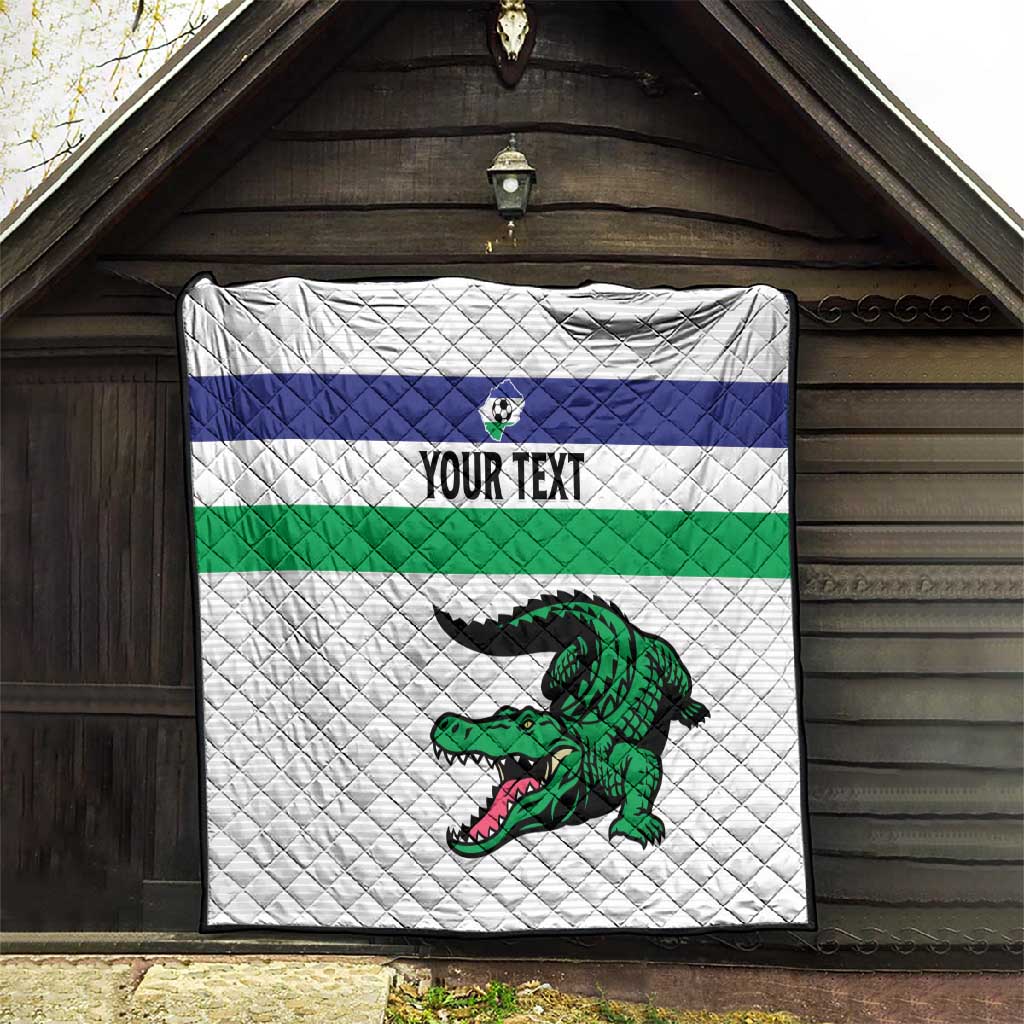 Custom Lesotho Football Quilt Go Likuena Go LT15