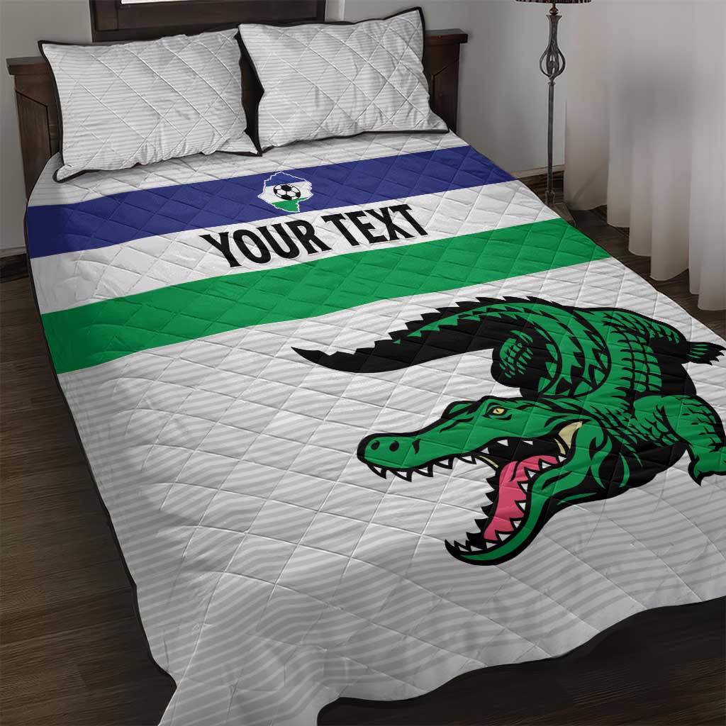 Custom Lesotho Football Quilt Bed Set Go Likuena Go LT15