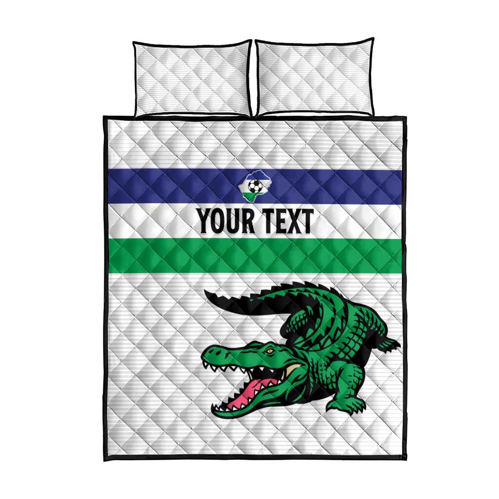 Custom Lesotho Football Quilt Bed Set Go Likuena Go LT15