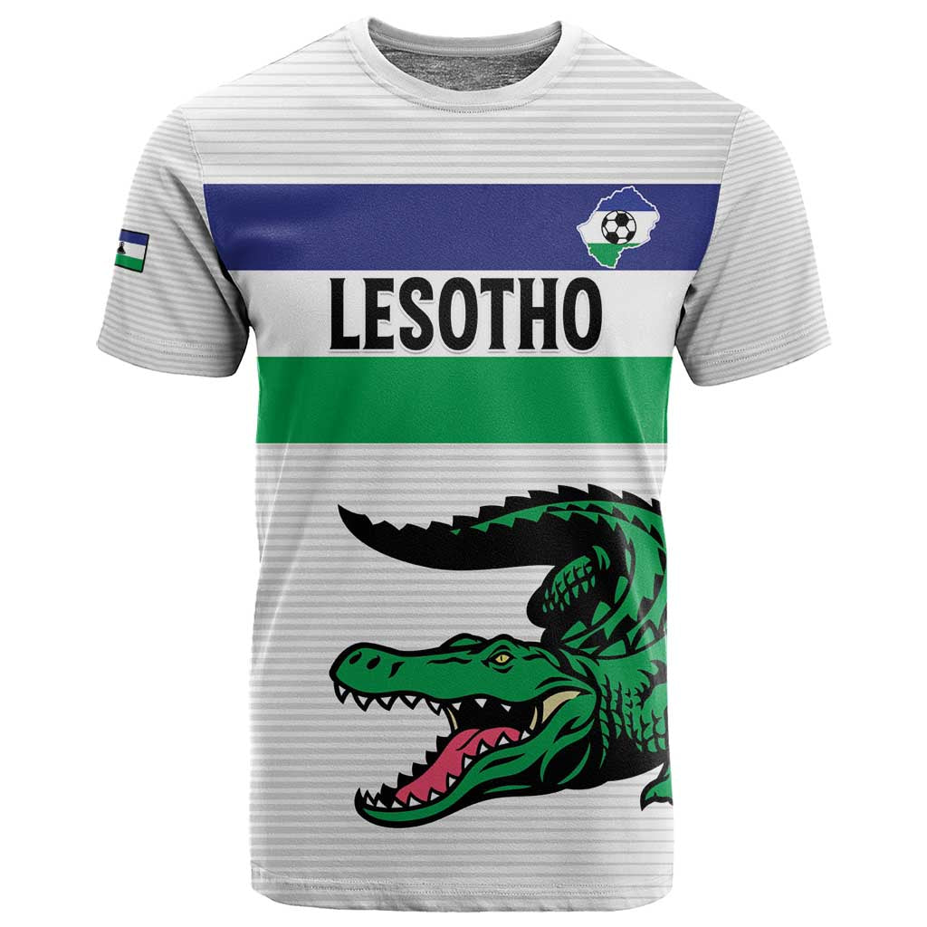 Custom Lesotho Football T shirt Go Likuena Go LT15