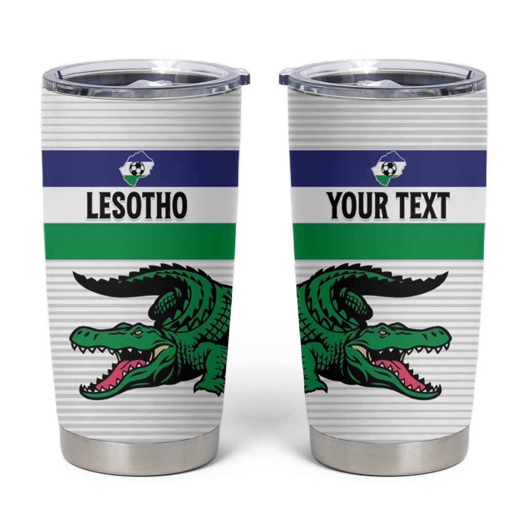 Custom Lesotho Football Tumbler Cup Go Likuena Go LT15