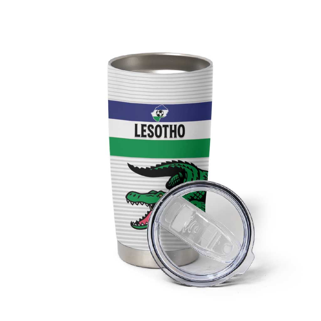 Custom Lesotho Football Tumbler Cup Go Likuena Go LT15