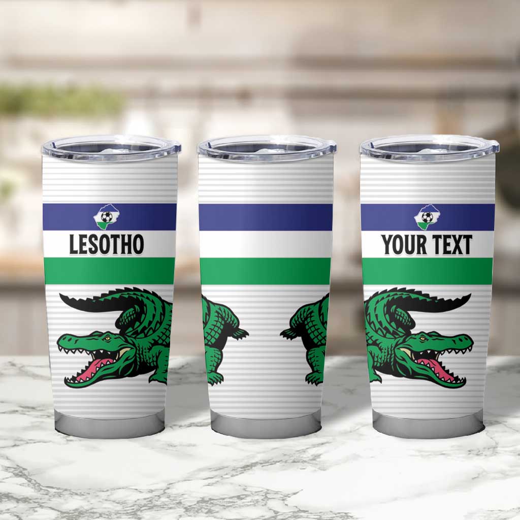 Custom Lesotho Football Tumbler Cup Go Likuena Go LT15