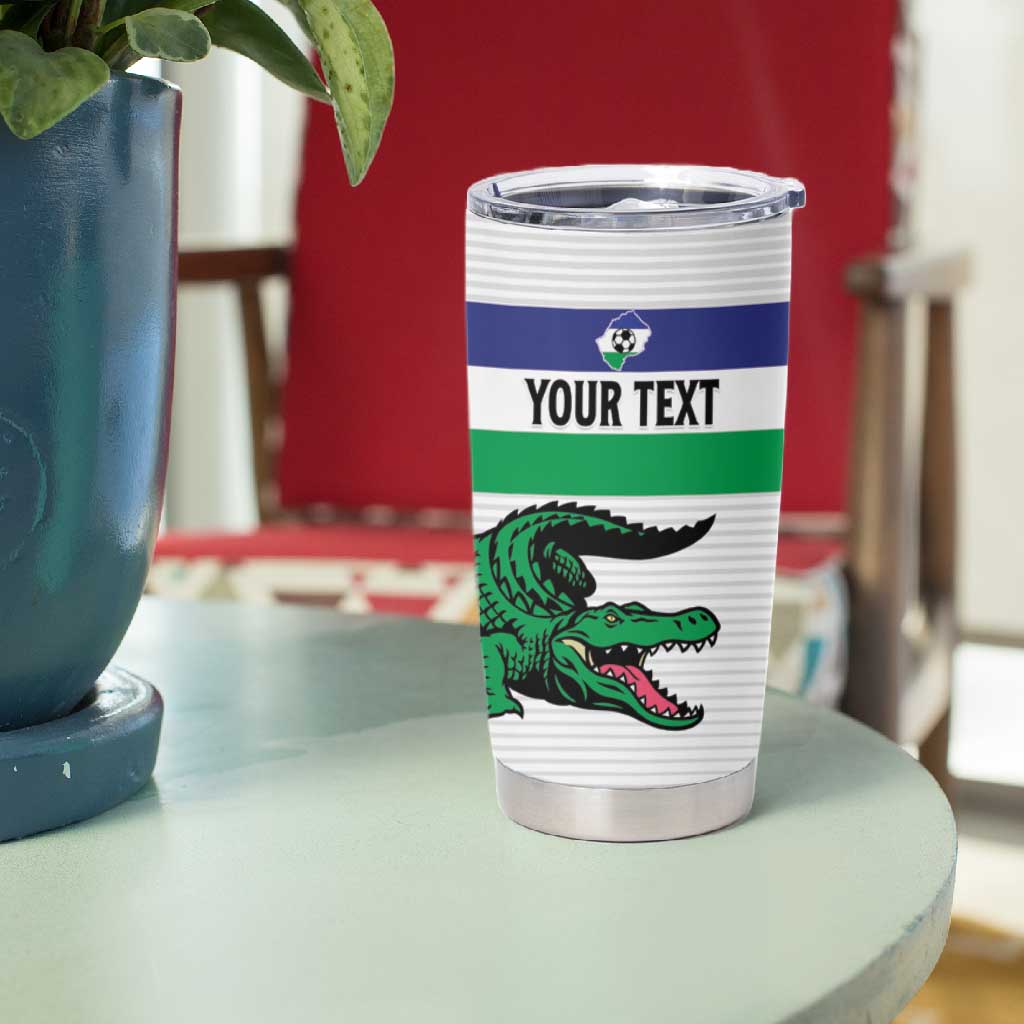 Custom Lesotho Football Tumbler Cup Go Likuena Go LT15