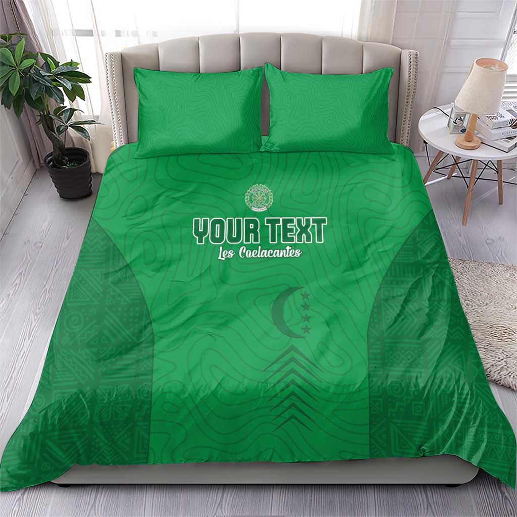 Custom Comoros Football Bedding Set Go Les Coelacantes LT15