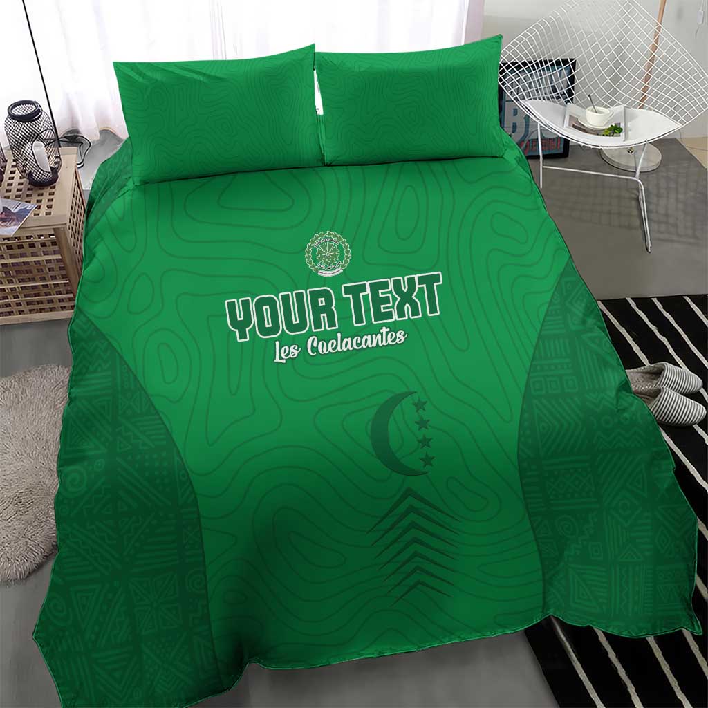 Custom Comoros Football Bedding Set Go Les Coelacantes LT15