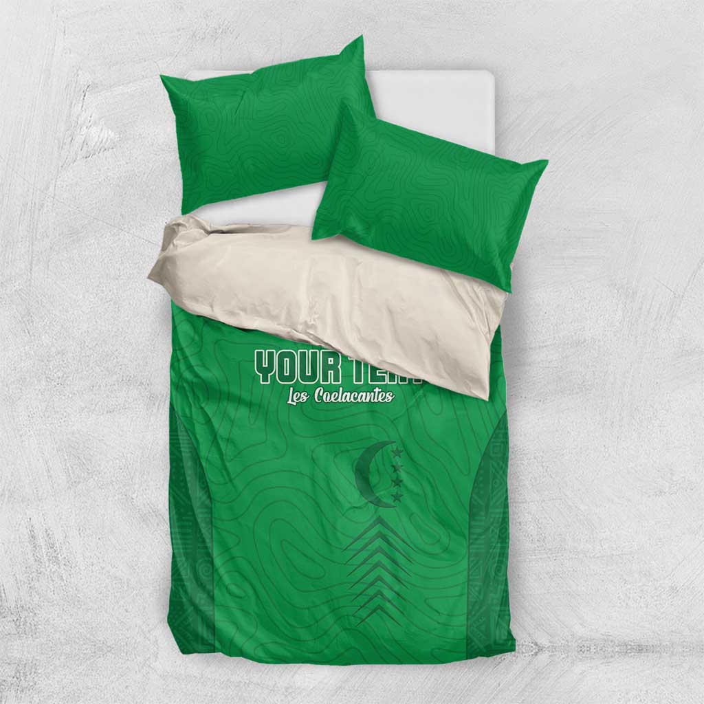 Custom Comoros Football Bedding Set Go Les Coelacantes LT15