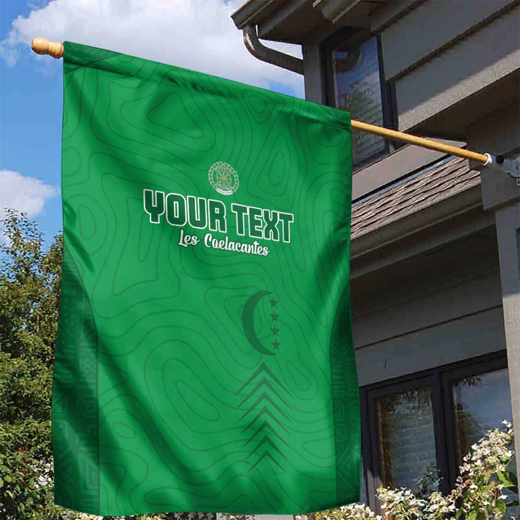 Custom Comoros Football Garden Flag Go Les Coelacantes LT15