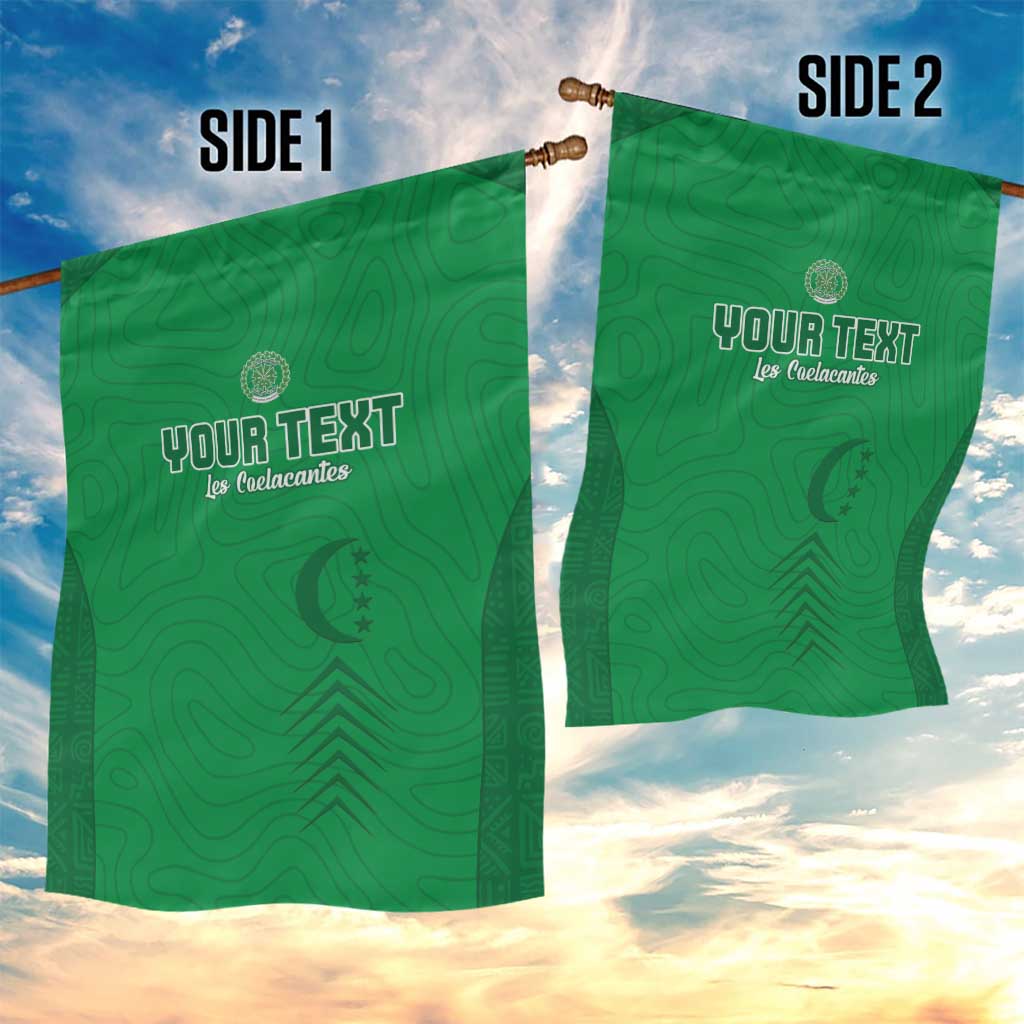 Custom Comoros Football Garden Flag Go Les Coelacantes LT15