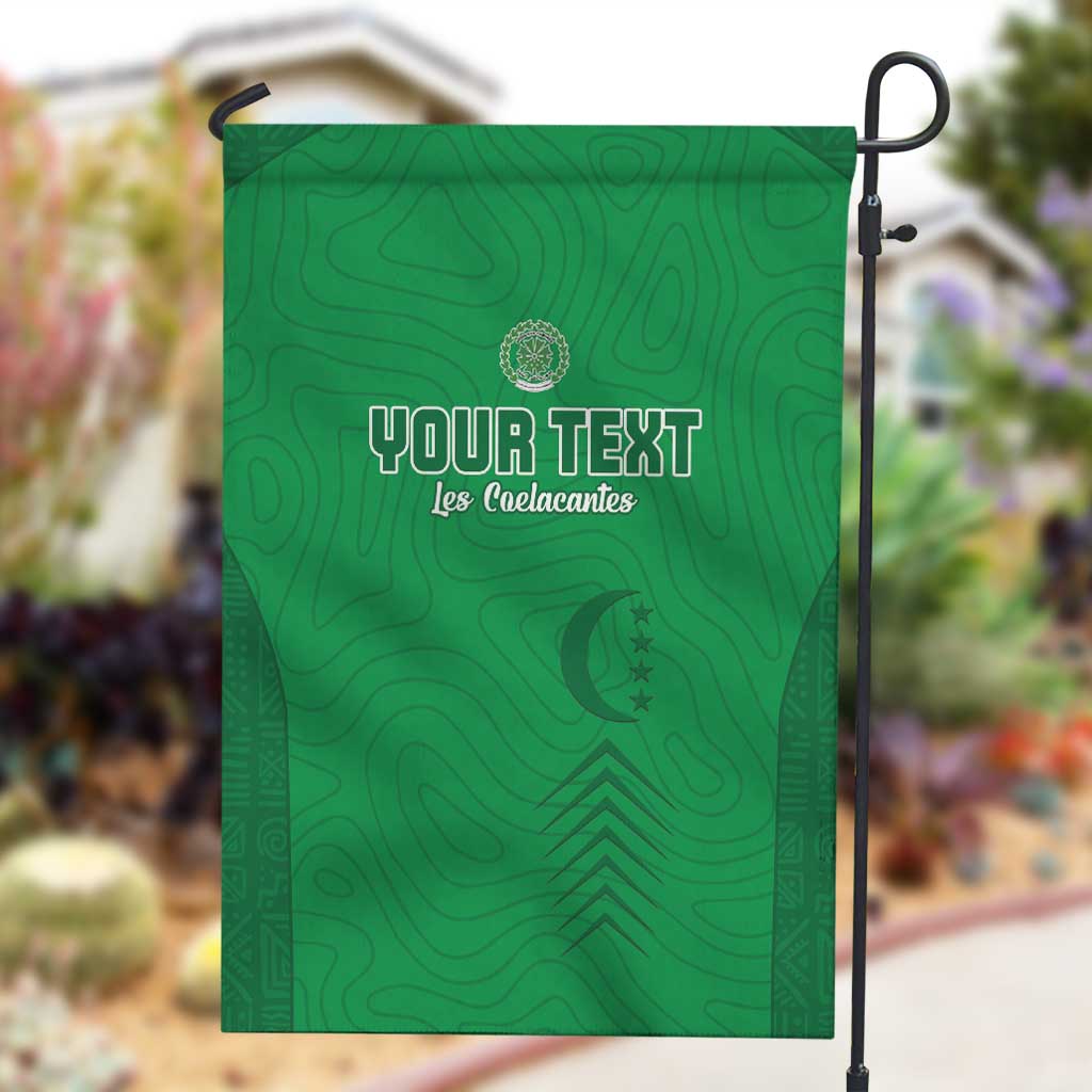 Custom Comoros Football Garden Flag Go Les Coelacantes LT15